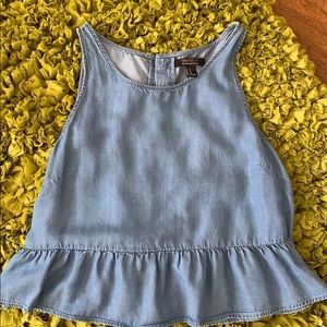 Blue jean top